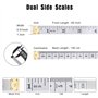 Tiergrade Lot de 6 rubans à mesurer souples - Règle graduée flexible pour perdre du poids - Mesure du corps médical - Coupe-cout