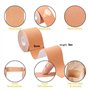 Ruban de Levage de Poitrine,Breast Lift Tape et 10 Paires de Cache-tétons,Boob Tape,Soutien Gorge Adhésif pour Femme Robe Robe d