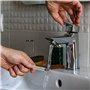 WangCang Lot de 2 vis creuses pour bonde à tamis - 45 mm - En acier inoxydable - Vis creuse M12 - Pour évier, drains de cuisine 
