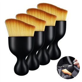 tekenewbse 4 Pièces Brosse Nettoyage Voiture Interieur