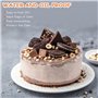 Fousenuk Rhodoid Patisserie, 3 Rouleaux Rodoide Transparent Patisserie 8cm/10cm/15cmx10m, Rhodoïde Feuille, Transparent Patisser