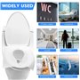 Eckerdromk 60 Pièces Protege Toilette Jetable, Protege Cuvette WC Jetable, Housses Siège Toilette Papier Jetables Biodégradables