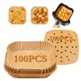 Mokaskaidj 200Pcs Papier Cuisson Air Fryer