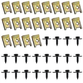 Sudnsadaks 40 Pcs Clips de Fixation Voiture
