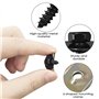 Sudnsadaks 40 Pcs Clips de Fixation Voiture, Vis Et Boulons de Voiture, U-Clip Fixation, Écrou et Clip Garde-Boue Automobile, Ag