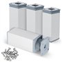 Sudnsadaks 4 Pcs Pieds de Meubles Reglables