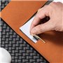 Pu en cuir A4 document Bag porte - documents de bureau porte - documents sac de dossier enveloppe étanche boîte à dossier avec b