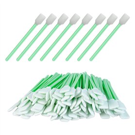 100 Pièces Bâtonnets de Nettoyage en Mousse