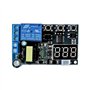 Module de relais 1 canal, AC 220 V Trigger Retard Cycle Relais temporisé Module de commande d'interrupteur réglable avec afficha
