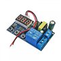 Module de relais 1 canal, AC 220 V Trigger Retard Cycle Relais temporisé Module de commande d'interrupteur réglable avec afficha