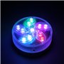 DONGKER Lot de 2 Lumières de Bateau Sans Fil,Feux Navigation,11 LED RVB Étanches,Éclairage Intérieur Marin,Télécommande Sans Fil