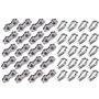 Kellegour 20 Pièces M3 Duplex Clips Câble et 20PCS Cosse en Acier Inoxydable