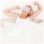 Masque de Sommeil Dames Masques de Sommeil en Peluche Mignon Licorne Masque pour les Yeux Respirant de Voyage pour la Nuit et la