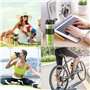 Bouteille Blender, 570 ml Bouteille Mixeur Smoothie Portable, Bouteille Plastique Tritan sans BPA, Bouteille Eau Sport Portable 