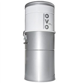 OVO Aspirateur Centralisé 700 Airwatts 35 Litres - Aspiration Centralisée Jusqu'a 400 M2 - Neuf