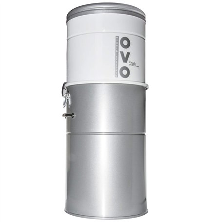 OVO Aspirateur Centralisé 700 Airwatts 35 Litres - Aspiration Centralisée Jusqu'a 400 M2 - Neuf