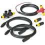 GaiRen NMEA 2000 Kit de démarrage pour câbles dorsaux Câbles de chute Double Tees Terminateurs Marine Réseau 2K pour Lowrance Si
