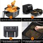 2 Pièces Grille Anti Projection Air Fryer Compatible avec Ninja Foodi MAX Dual Zone AF400EU & AF451EU | Accessoire Réutilisable 