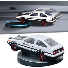 Ocuuer AE86 Drift Car Ornement Rotatif – Modèle de Tableau de Bord de Voiture en Alliage – Décoration de véhicule Spin & Follow