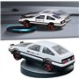 Ocuuer AE86 Drift Car Ornement Rotatif – Modèle de Tableau de Bord de Voiture en Alliage – Décoration de véhicule Spin & Follow