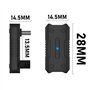 Generic Adaptateur USB-C mâle vers USB-C femelle PD140W convertisseur USB-C 20 Gbit/s 8K @ 60 Hz 180 degrés en forme de U pour c