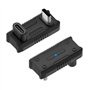 Generic Adaptateur USB-C mâle vers USB-C femelle PD140W convertisseur USB-C 20 Gbit/s 8K @ 60 Hz 180 degrés en forme de U pour c