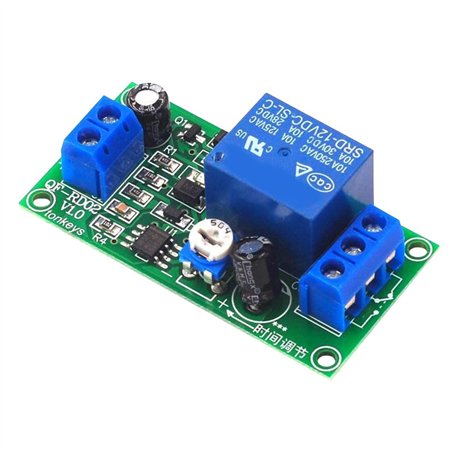 Module relais temporisé 12 V CC NE555 0-60 secondes réglable