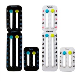 LYEAA Gardien de score de tennis pour raquette et padel - Portable - Petit tableau de score (noir)