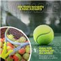 LYEAA Gardien de score de tennis pour raquette et padel - Portable - Petit tableau de score (noir)