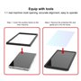 Lot de 2 films de protection d'écran en verre trempé anti-rayures, film de protection en verre trempé ultra transparent, anti-tr