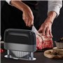 Generic Aiguille à viande en acier inoxydable 48 lames Attendrisseur de viande manuel (Noir)