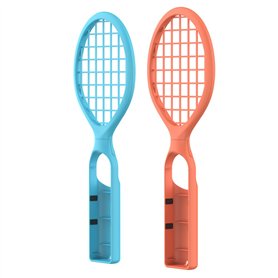 Ensemble de 2 raquettes de tennis pour interrupteur avec manche et bracele