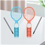 Ensemble de 2 raquettes de tennis pour interrupteur avec manche et bracele