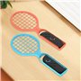 Ensemble de 2 raquettes de tennis pour interrupteur avec manche et bracele