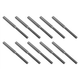 10x 80mm goujon à double tête boulon 304 en acier inoxydable réducteur de vis adaptateur (M6 à M8) pour fixation de colonne stru