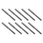 10x 80mm goujon à double tête boulon 304 en acier inoxydable réducteur de vis adaptateur (M6 à M8) pour fixation de colonne stru