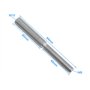 10x 80mm goujon à double tête boulon 304 en acier inoxydable réducteur de vis adaptateur (M8 à M10) pour fixation de colonne str