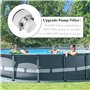 Kit de conversion d'adaptateurs de tuyau de type B 25009 10722 compatible avec les adaptateurs de tuyau de type B INTEX - pour p