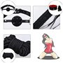 ??? ??????? Ensemble De Yoga en Dés à Motifs en Nylon Rouge De 10 Pièces, Ensemble De Jeu Décontracté
