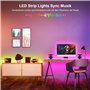 Ruban Led, 6M Bande Led Lumineuse RGB avec télécommande APP, Synchroniser avec Rythme de Musique, LED Ruban pour Led Chambre Déc