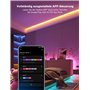 Ruban Led, 6M Bande Led Lumineuse RGB avec télécommande APP, Synchroniser avec Rythme de Musique, LED Ruban pour Led Chambre Déc