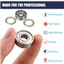 WZYTEU 32 Pcs Roulement 608zz, Carbone Acier Double Blindage 608 Bearing pour Patins Rollers Skateboard Longboard Trottinettes (