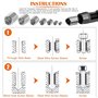 WZYTEU 150 Pcs Helicoil, Auto-taraudé Kit Reparation Filetage en Acier Inoxydable 304 pour Améliore la Durabilité de la vis et P