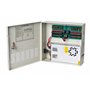 EVERSECU Fusible de réinitialisation 18 canaux CC 12 V 30 A avec prise CA et verrouillage pour caméras de sécurité