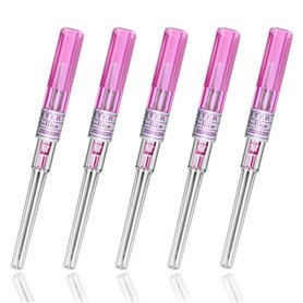 SOTICA Aiguilles Piercing 5PCS Catheter Piercing 20G Aiguille de Piercing Nez Oreille IV Aiguilles de Cathéter Piercing Outils d