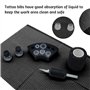 Bavoirs dentaires - Sotica 125 Pcs 13 "x 18" Bavoirs jetables haut de gamme pour tatouage noir Couvre table imperméable pour tab
