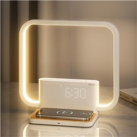 RETEYUNG Lampe de Chevet avec Chargeur Sans Fil 10w