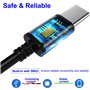 6FT Câble Chargeur Rapide 3A USB Type C - 10mm Connecteur - pour Blackview BL6000 Pro BV5100 BV5900 BV6100 BV6300 BV6800 Pro BV6
