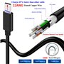 6FT Câble Chargeur Rapide 3A USB Type C - 10mm Connecteur - pour Blackview BL6000 Pro BV5100 BV5900 BV6100 BV6300 BV6800 Pro BV6