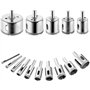ZFYQ Lot de 15 Foret Diamant